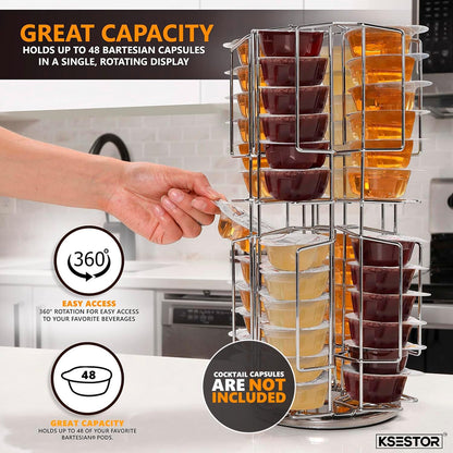 Storage Carousel for Bartesian Capsules