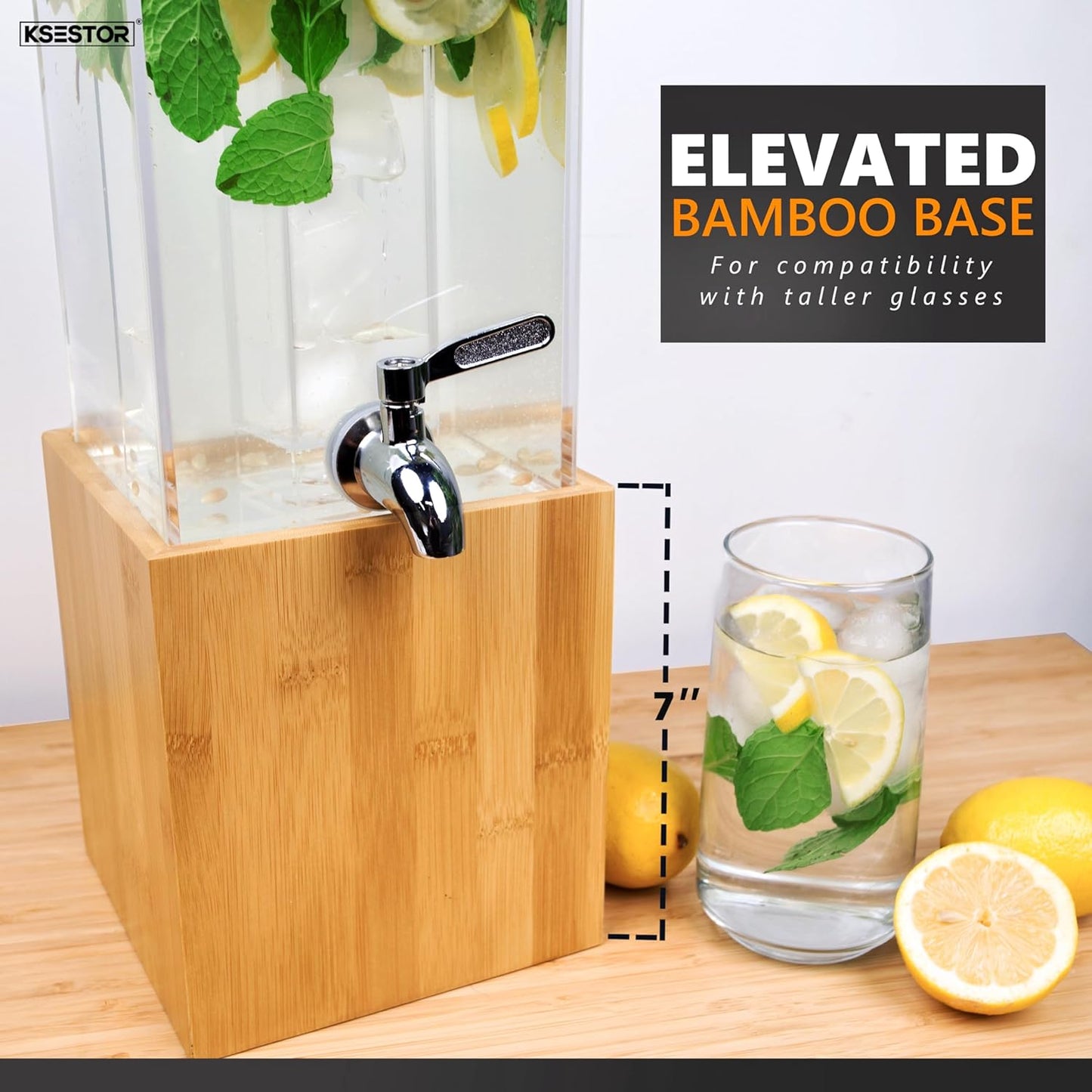 Beverage Dispenser with Stand