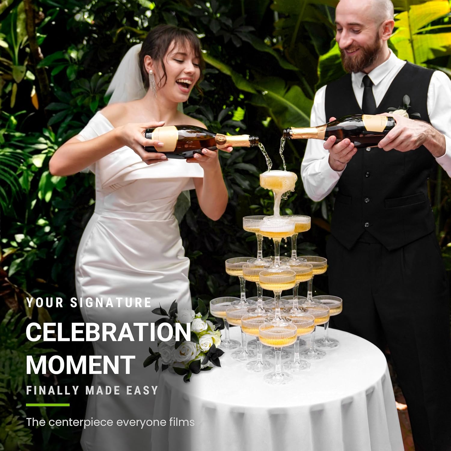 Image of Ksestor Champagne Tower - 30 Pcs