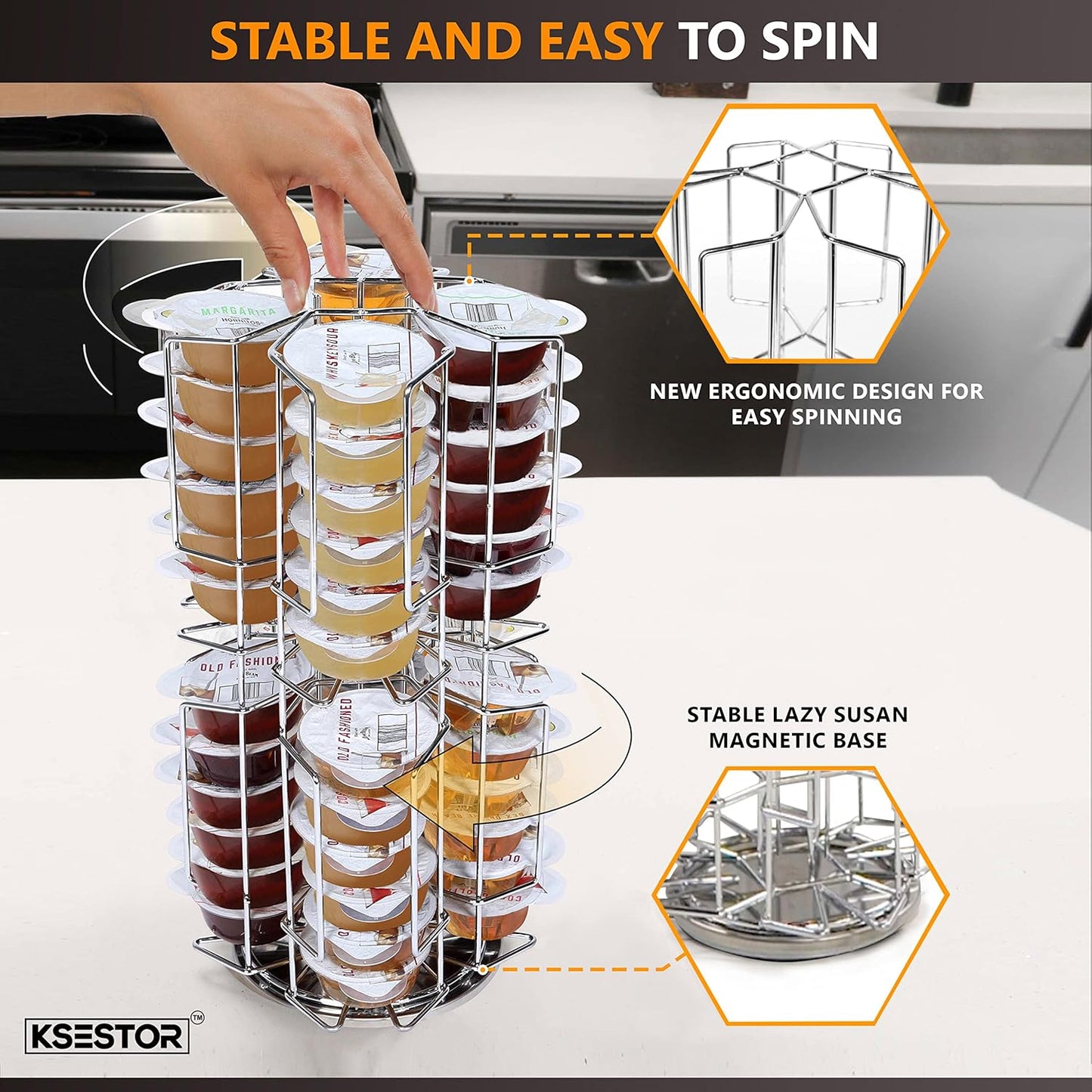 Storage Carousel for Bartesian Capsules