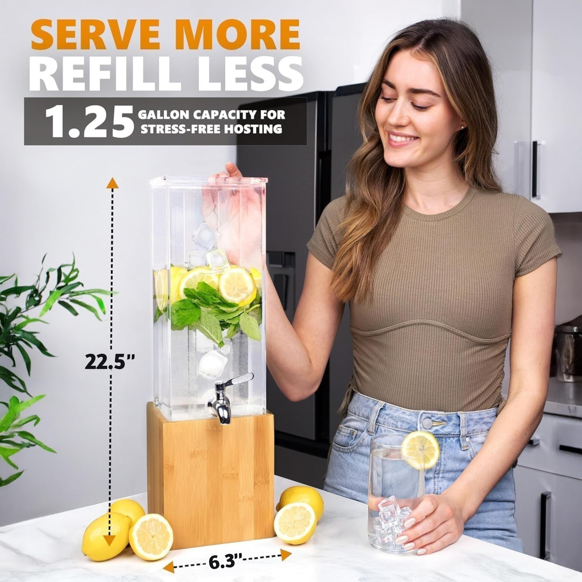 Image of Beverage dispenser serving drinks at event