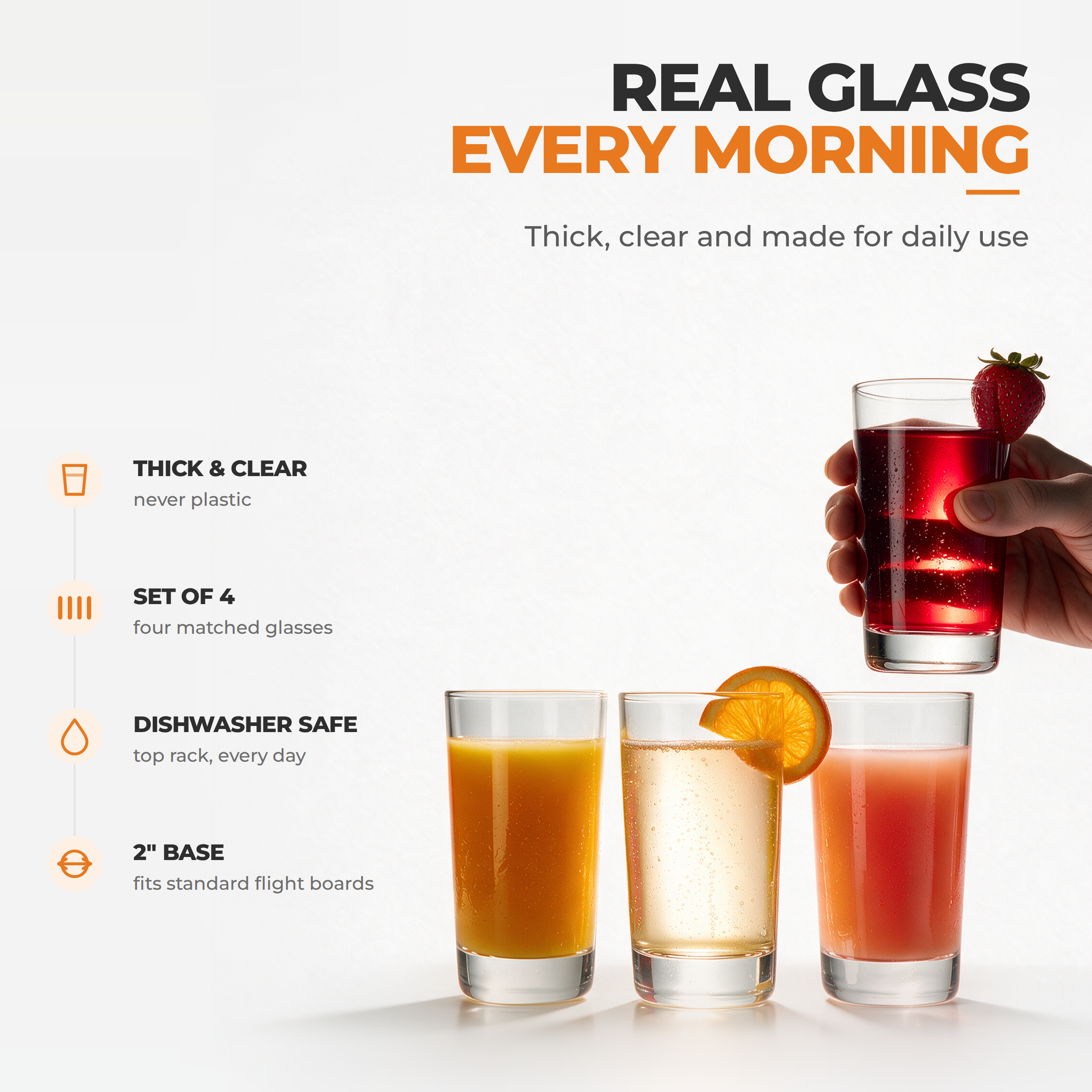 Image of Cocktail Flight Glasses